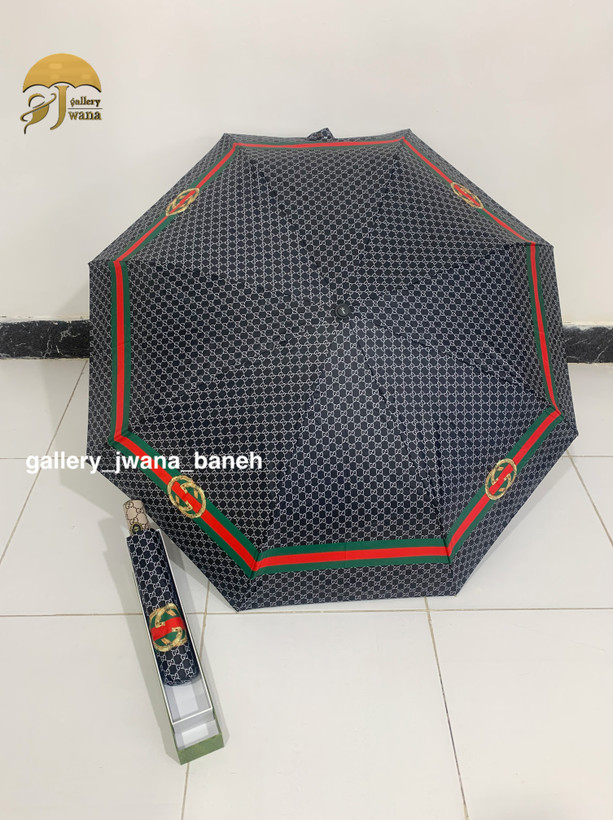 چتر اتومات برند گوچی GUCCIوارداتی پارچه نانو اورجینال جعبه کادوی