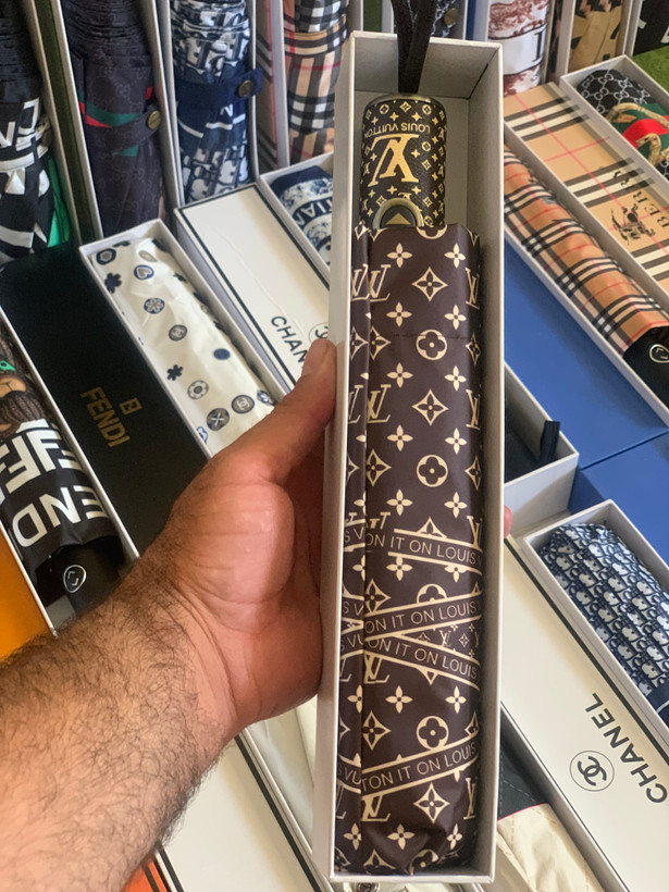 چتر اتومات وارداتی برند لوزیتونLOUIS VUITTON