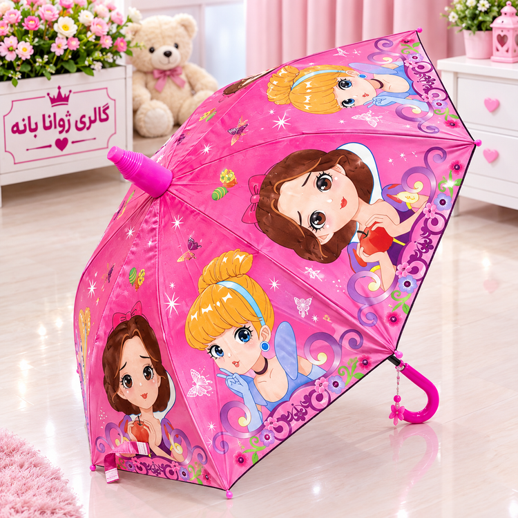 چتر لیوانی دخترانه سایز۲۰دپلایه